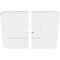Ekena Millwork Lucan Architectural Grade PVC Ceiling Medallion, 34"OD x 3"ID x 11 3/4"C x 1"P, Two-Piece CMP34LN2-03000 - alternate 2
